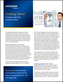 Looking ahead: customs and trade trends in 2014