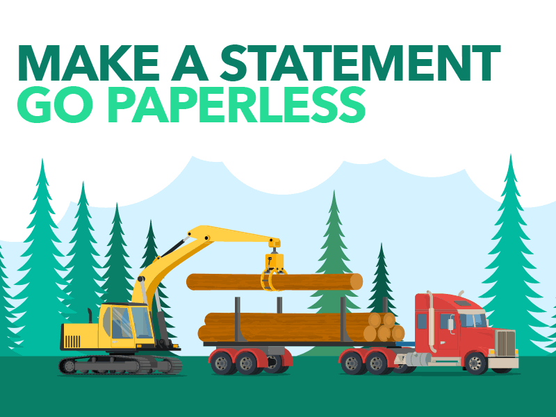 Paperless Infographic Digital